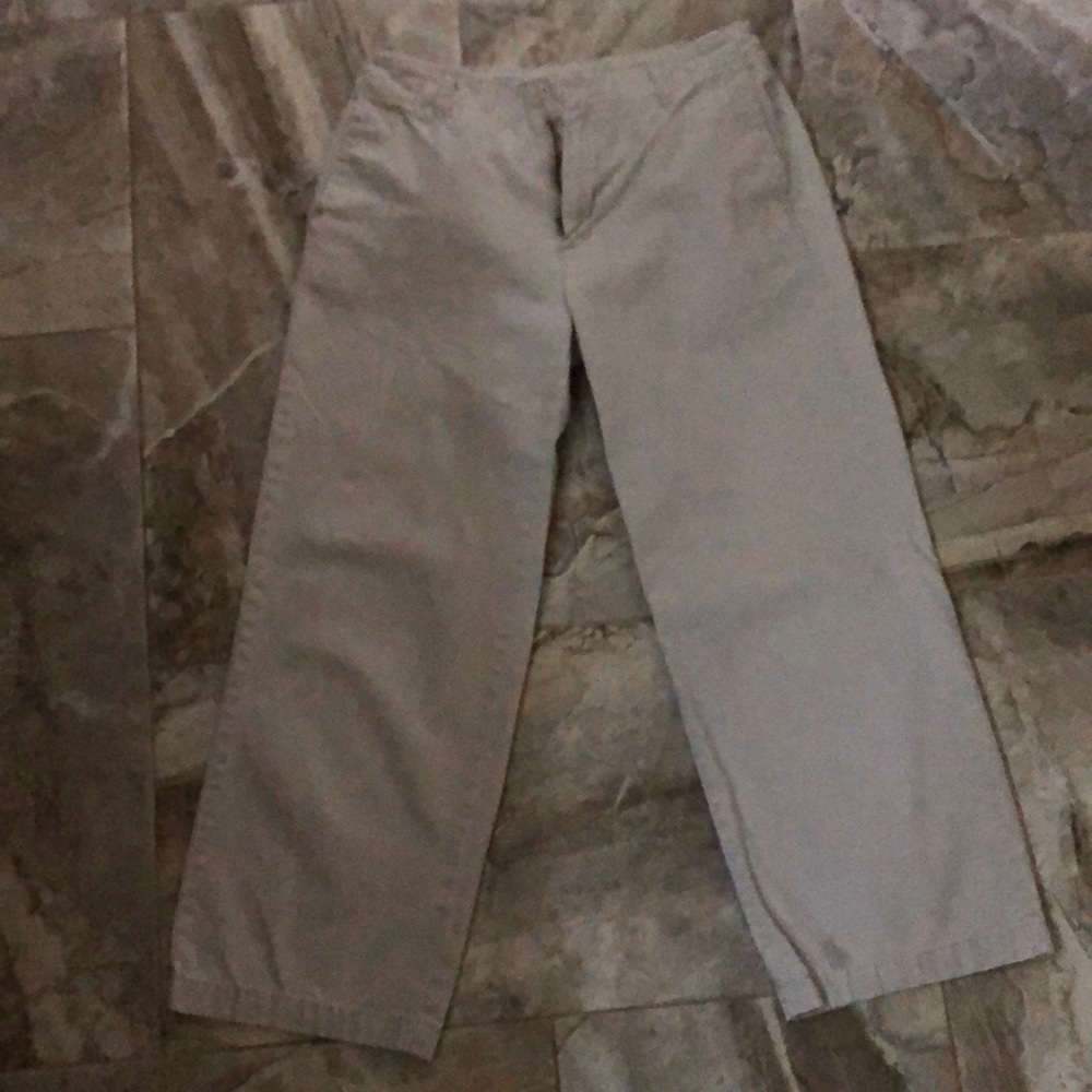 Calvin Klein beige Capri pants